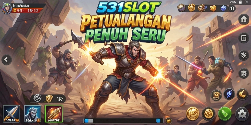 Tampilan gameplay action seru dalam 531SLOT dengan tantangan menegangkan.