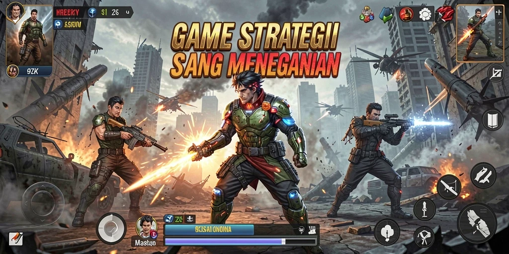 Tangkapan layar gameplay 9ZK yang mendebarkan dan penuh strategi.