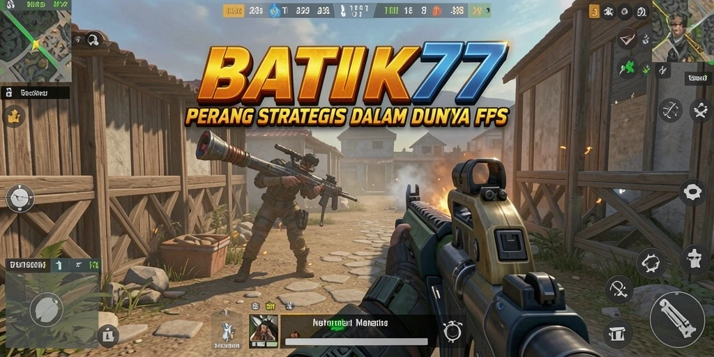 Screenshot gameplay <strong>BATIK77</strong> menunjukkan aksi menegangkan dalam pertempuran FPS.