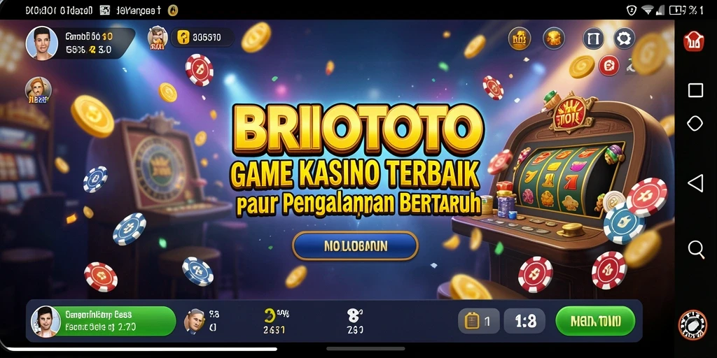 Tampilan antarmuka permainan kasino BRIOTOTO yang menawan dan interaktif.