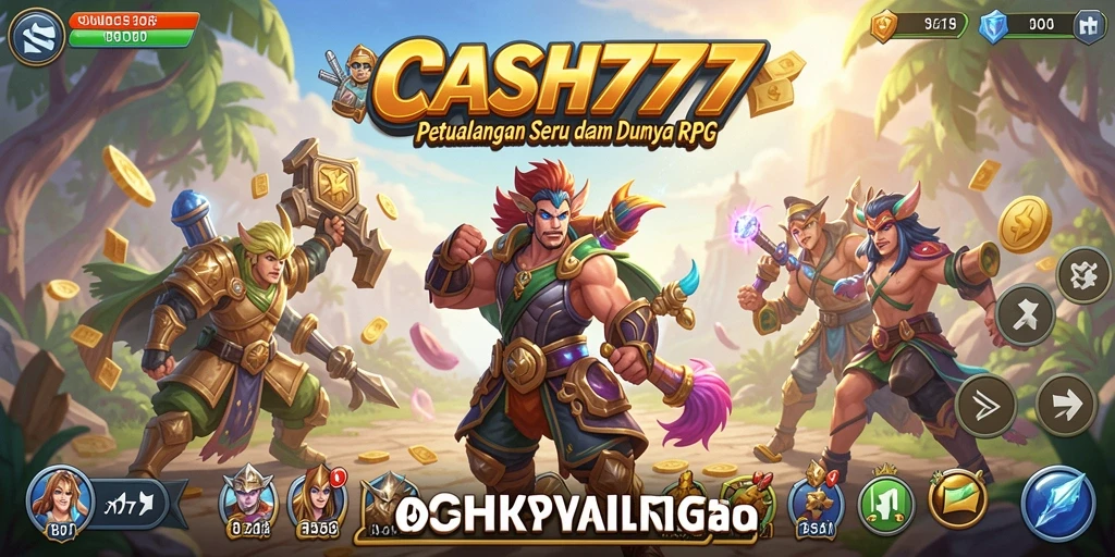 Tampilan menarik dari gameplay RPG CASH777 yang penuh aksi.