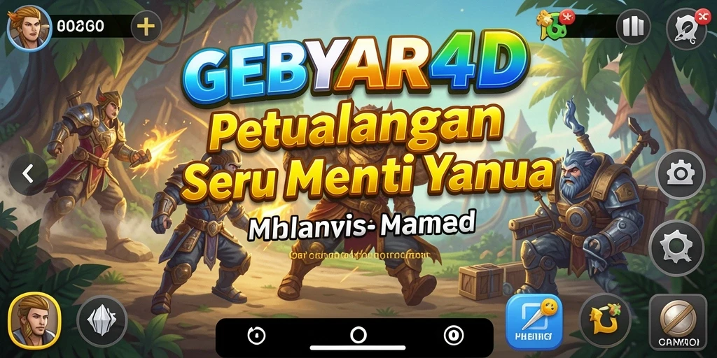 Tampilan gameplay GEBYAR4D yang seru dan menantang di dunia petualangan.