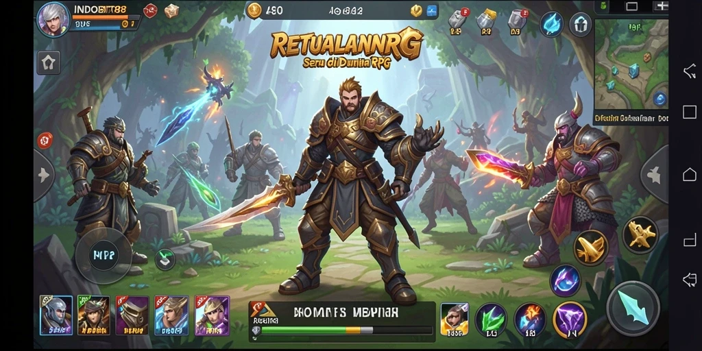 Tampilan gameplay INDOBIT88 yang mendebarkan dan penuh warna.
