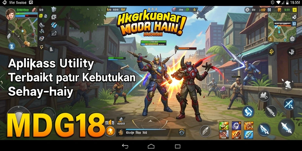 Tampilan utama MDG188 dengan berbagai alat Utility.