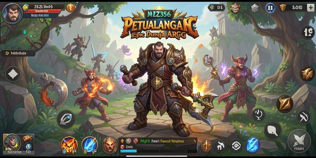 Tangkapan layar gameplay MZ356 yang menampilkan aksi pertarungan mendebarkan dalam dunia ARPG.