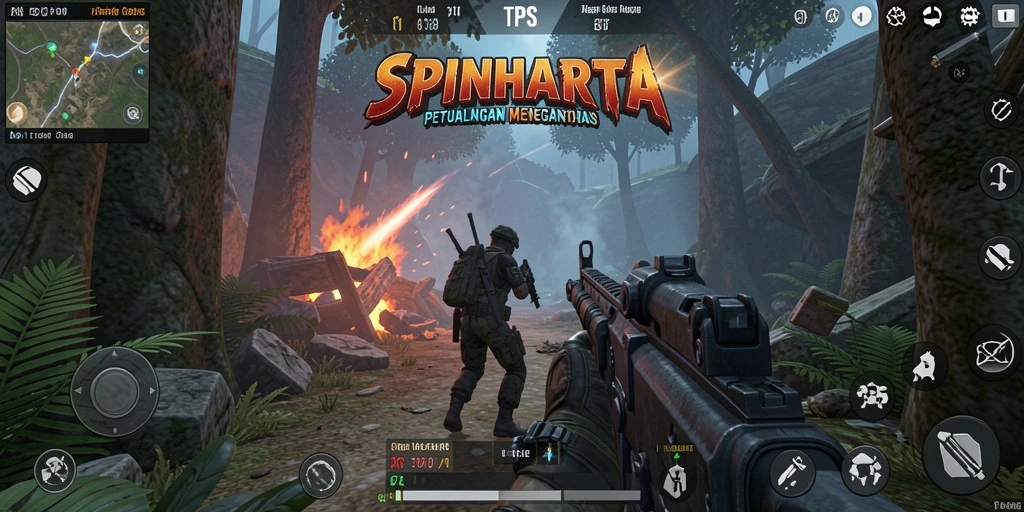 Gameplay menegangkan dengan aksi penuh di SPINHARTA.