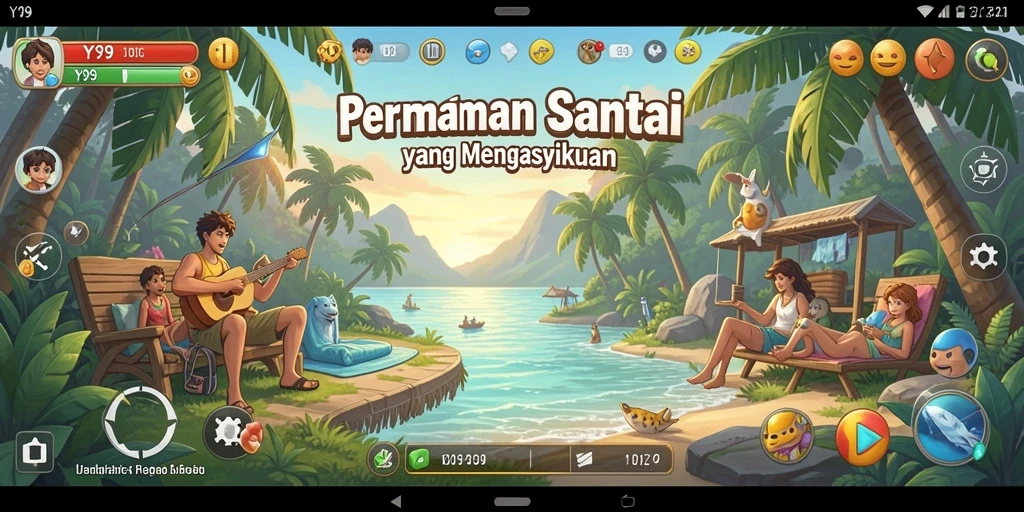 Tampilan gameplay Y89 yang penuh warna dan mengasyikkan.